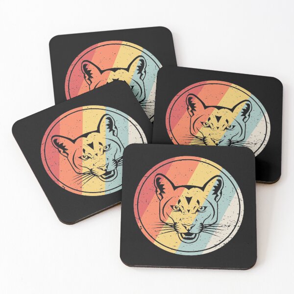 Item preview, Vintage Retro Mountain Lion Cougar  designed and sold by Vanover Designs.