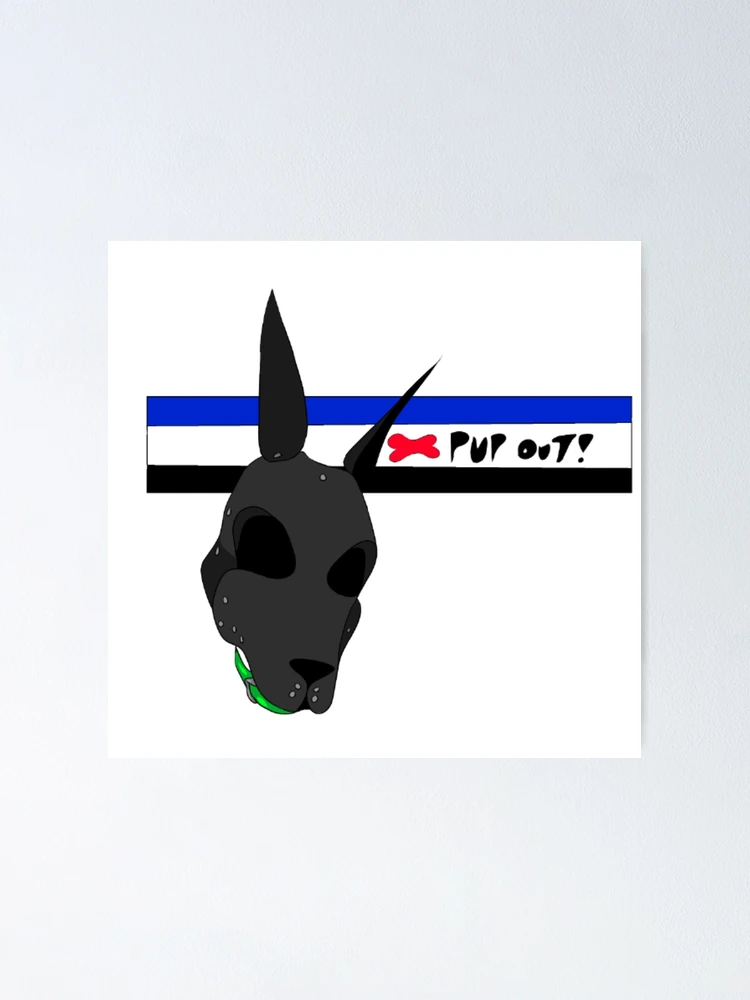Thumbnail 1 of 3, Poster, Pup Out! designed and sold by Razzookie.