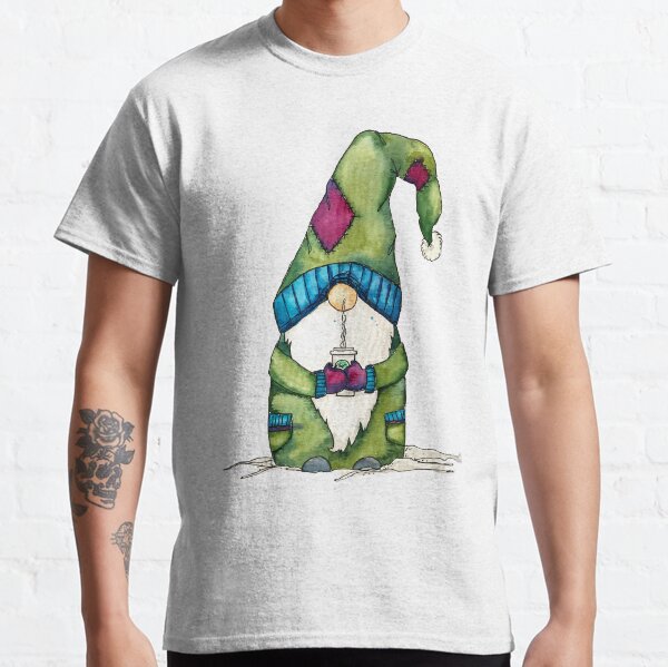 Little Gnome With Coffee Classic T-Shirt