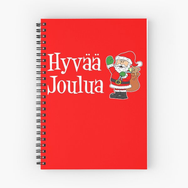 Item preview, Hyvaa Joulua Finnish Merry Christmas Cartoon Santa Festive designed and sold by jaycartoonist.