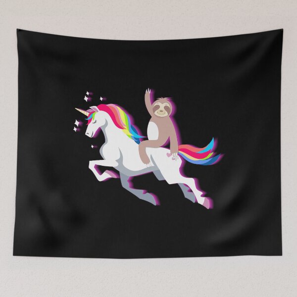 Item preview, Sloth And Unicorn Lover Gift - Animal Themed Gifts - Sloth Riding Unicorn designed and sold by kntranhoang.