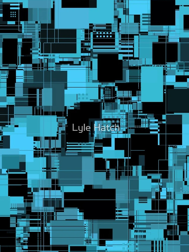 Thumbnail 4 of 4, iPhone Case, Random Shapes Abstract Pattern designed and sold by Lyle Hatch.