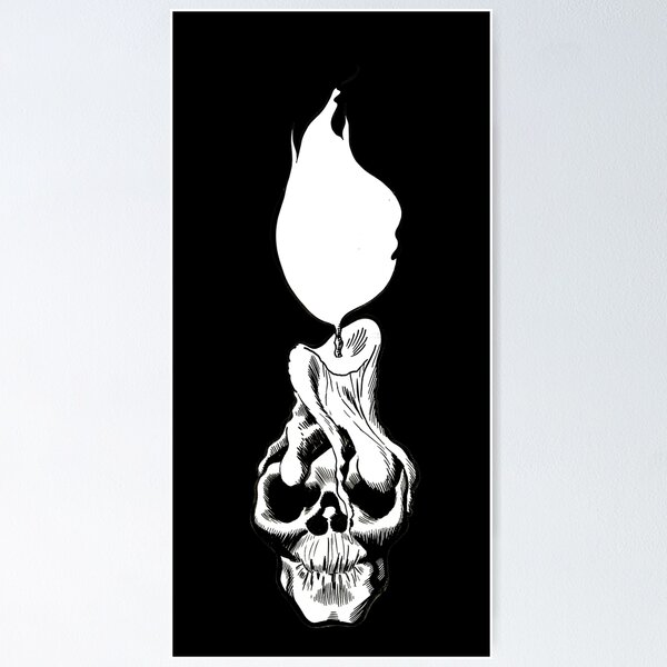 Item preview, Burning Skull! designed and sold by toppestpower.