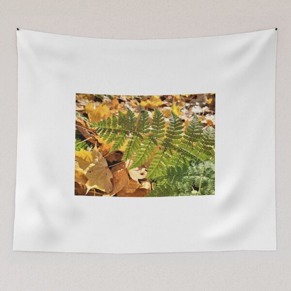 Item preview, Fern and Yellow Maple Leaves designed and sold by SusanSeamaiden.