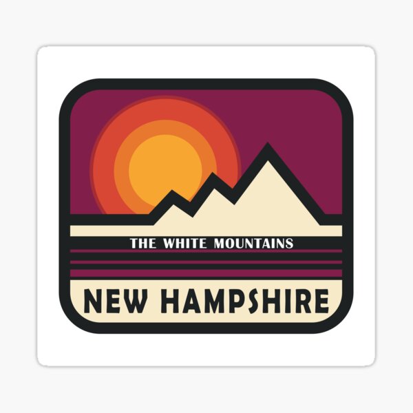 White Mountains Logo Sticker