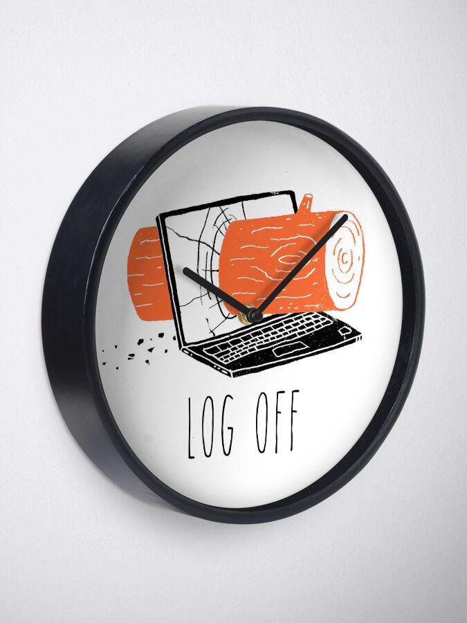 Alternate view of Log Off Clock