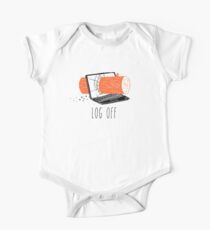 Log Off Short Sleeve Baby One-Piece