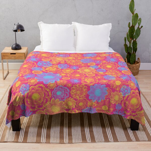 Item preview, Vivid Watercolor Flower Blossoms Pattern designed and sold by awiec.