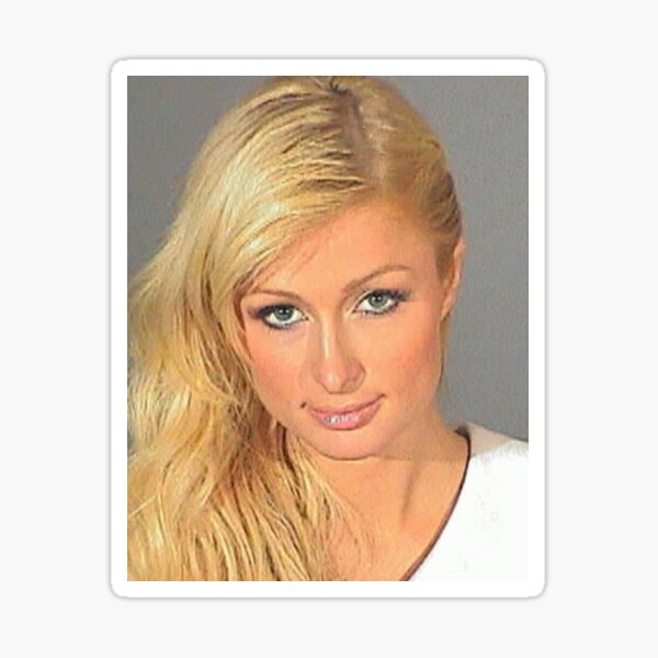 Vista previa del artículo con la obra «Mugshot 2007 de Paris Hilton», diseñado y vendido por yallalreadyknow.