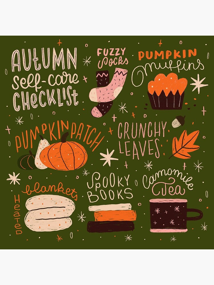 Autumn Self-care Checklist by esztersletters
