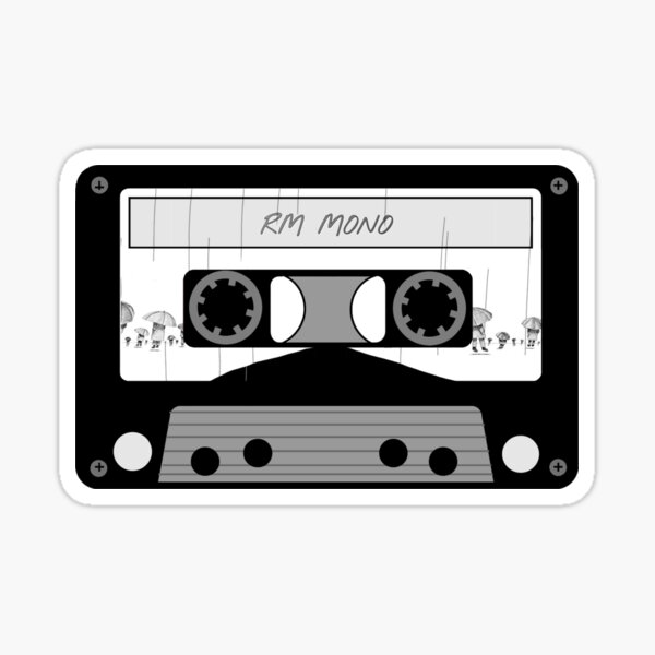 RM - Cinta de cassette mono Pegatina