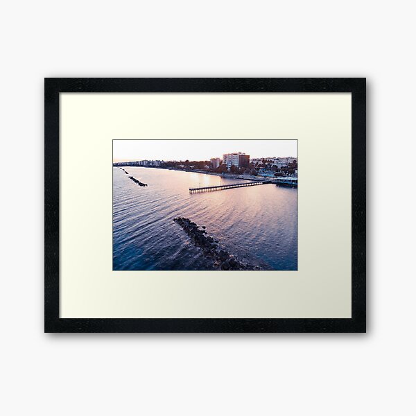 Enaerios Pier Framed Art Print