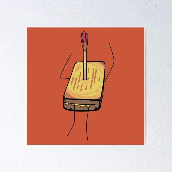 Item preview, Vanquished Cheese Sandwich designed and sold by Lavender Vulgaris.