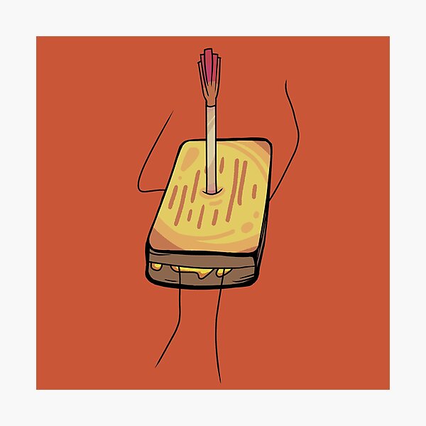 Item preview, Vanquished Cheese Sandwich designed and sold by Lavender Vulgaris.