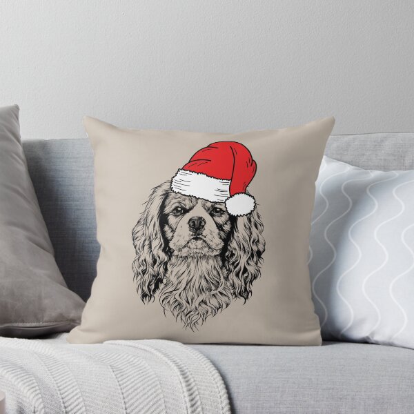 Item preview, Christmas Cavalier King Charles Spaniel Santa Dog Holiday designed and sold by thepawster.