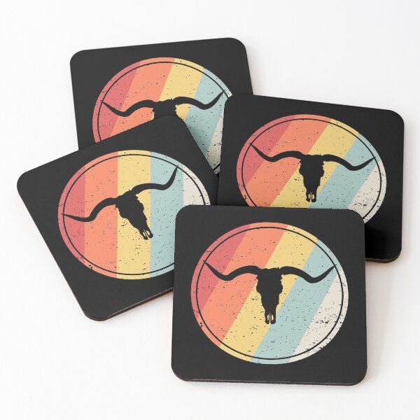Item preview, Vintage Retro Longhorn Cattle  designed and sold by Vanover Designs.