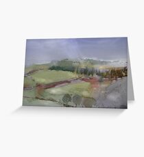 The Misty Hills of Perthshire Greeting Card
