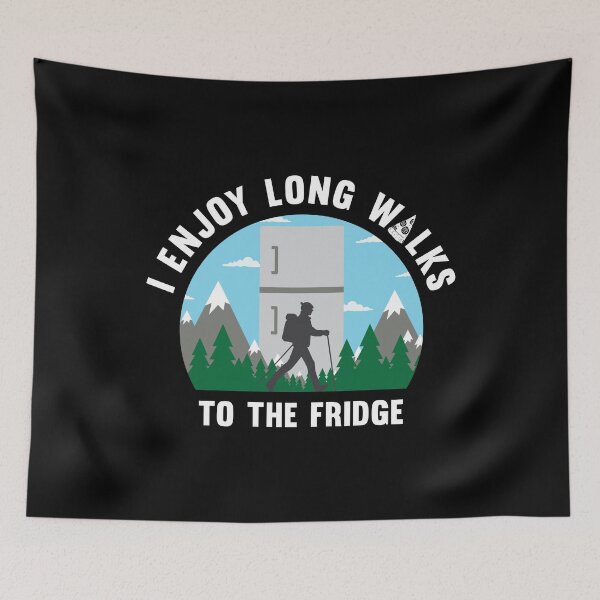 Item preview, I enjoy long walks to the fridge designed and sold by SxedioStudio.