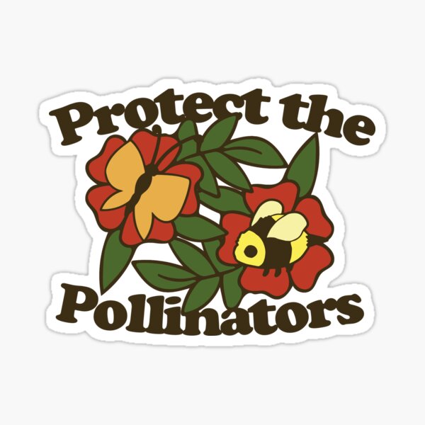 Item preview, Protect the pollinators designed and sold by Boog Monst .