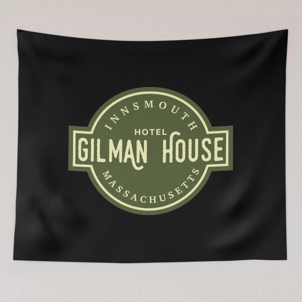 Item preview, Gilman House Hotel Innsmouth Massachusetts - Olive green designed and sold by MOREDANKMEMES.
