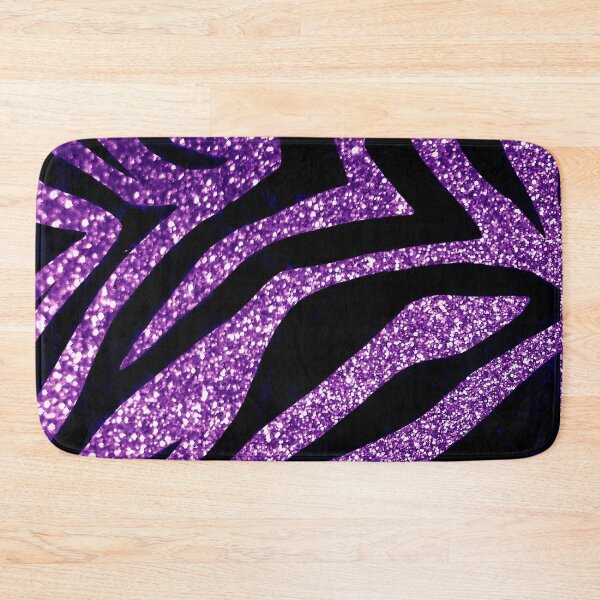 Item preview, Photographic Image of Purple Glitter Zebra Print designed and sold by CrazyCraftLady.
