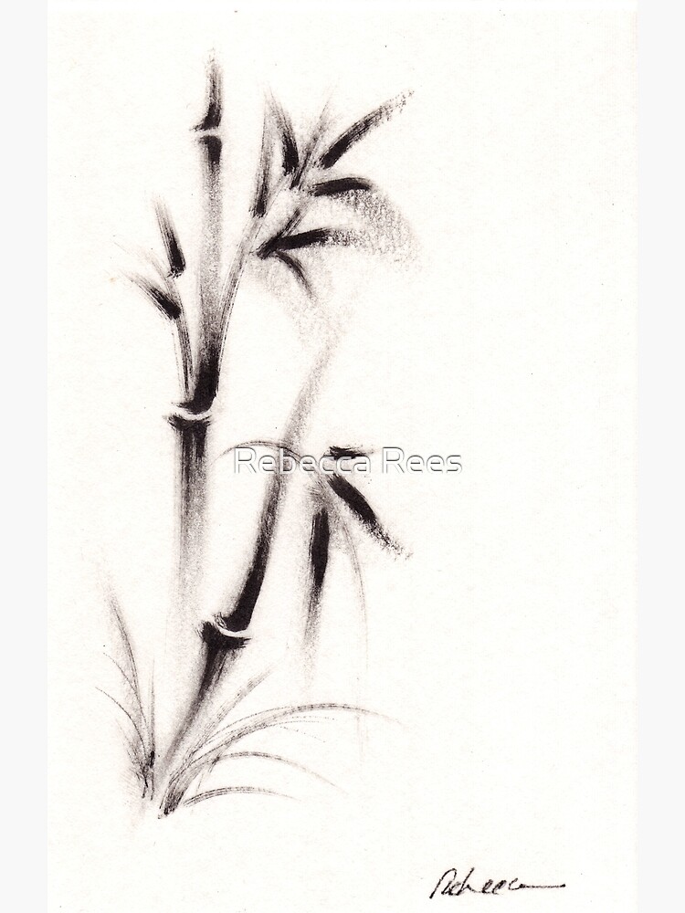 Gentle Soul Chinese japanese ink brush pen painting Photographic Print  for Sale by Rebecca Rees