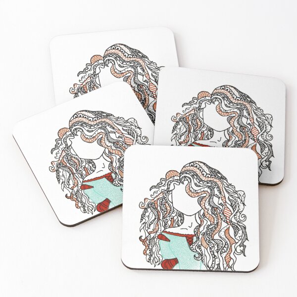 Item preview, Girl doodle designed and sold by Aestheticpulse.