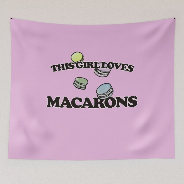 Item preview, This girl loves macarons designed and sold by FrictionMaxxing.