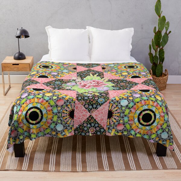 Item preview, Retro Nouveau Patchwork designed and sold by PatriciaSheaDesigns.