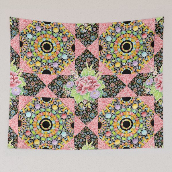 Item preview, Retro Nouveau Patchwork designed and sold by PatriciaSheaDesigns.