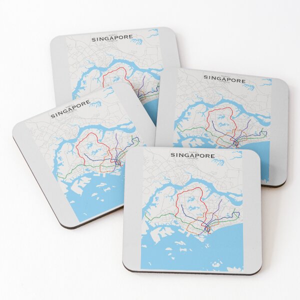 Item preview, Singapore Transit Map designed and sold by CPTVDesign.