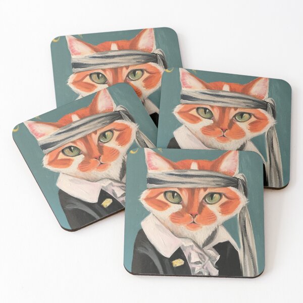 Item preview, Ginger and white cat adventurer, romantic, wanderer designed and sold by ElGatoPainter.