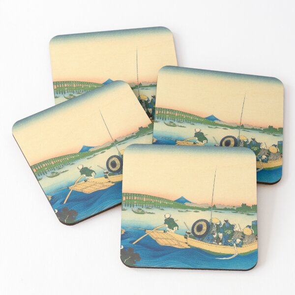 Item preview, Sunset across the Ryogoku Bridge designed and sold by killies.