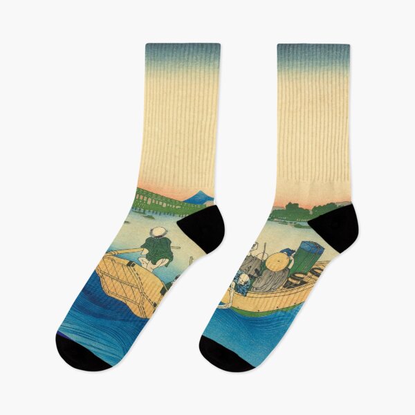 Item preview, Sunset across the Ryogoku Bridge designed and sold by killies.
