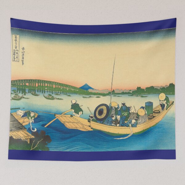 Item preview, Sunset across the Ryogoku Bridge designed and sold by killies.