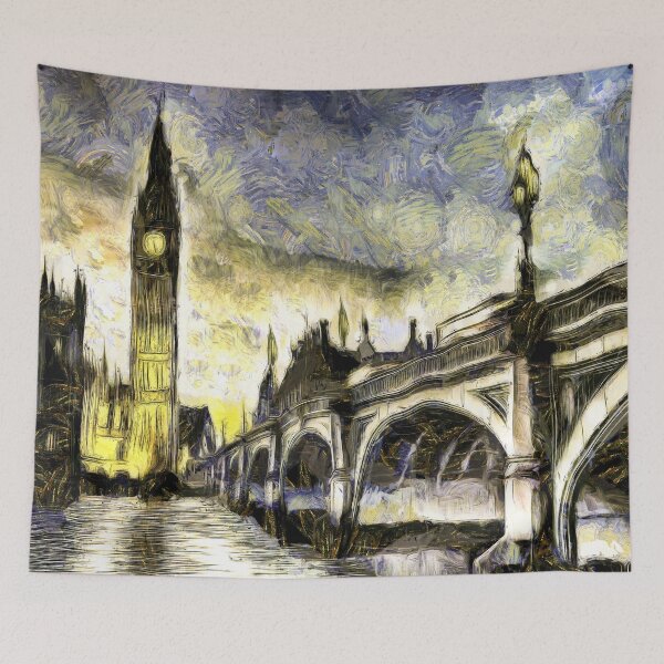 Item preview, Westminster Bridge Van Gogh designed and sold by Londonimages.