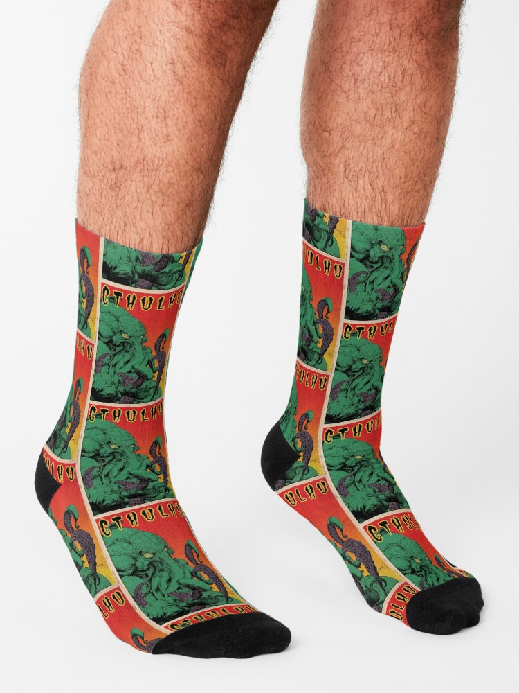 Alternate view of Cthulhu (Vintage) Socks