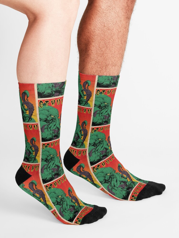 Alternate view of Cthulhu (Vintage) Socks