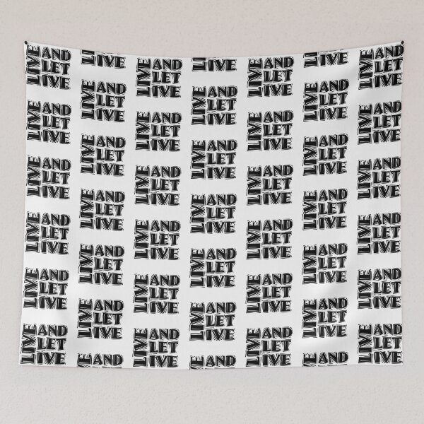 Item preview, Live And Let Live designed and sold by lovemyrecovery.