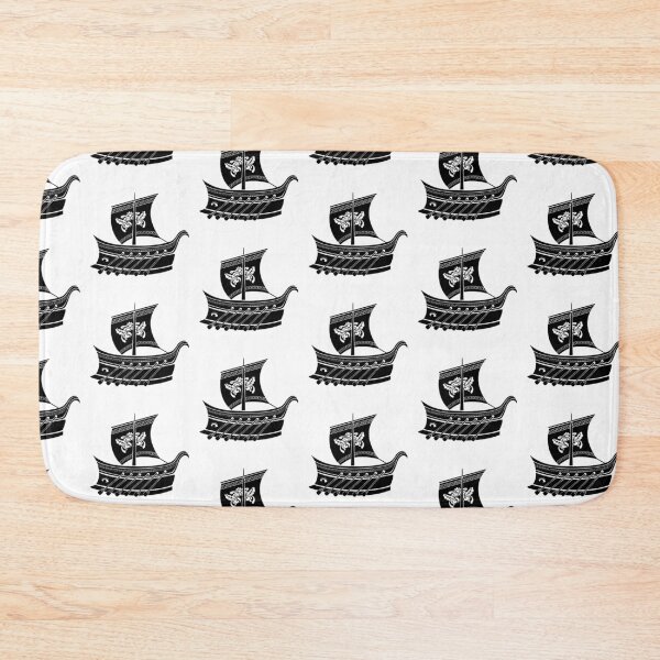 Item preview, Greek ship (black and white) designed and sold by timothybeighton.