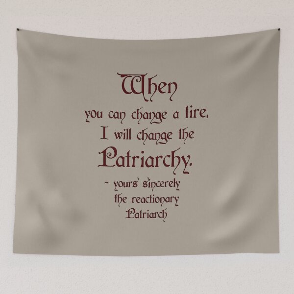 Item preview, Change a Tire, Change the Patriarchy - America / Canada - Vellum Style designed and sold by SolarCross.