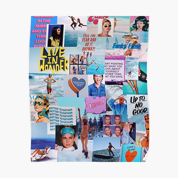 Vsco Collage Posters | Redbubble