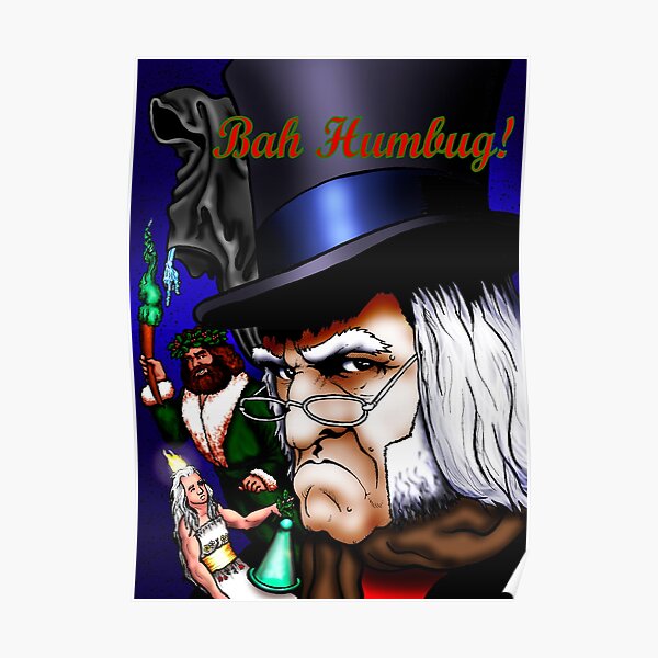 My Ebenezer Scrooge poster art. Poster