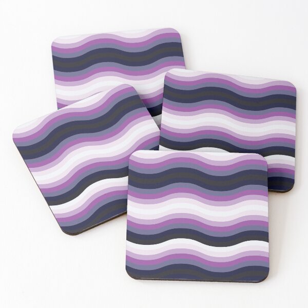 Item preview, Amethyst Palette Wavy Pattern designed and sold by SmirkingDesigns.