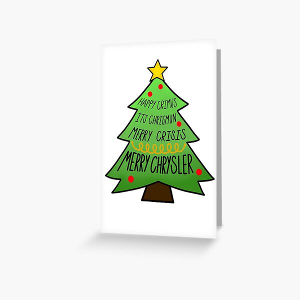 Merry chrysler Greeting Card