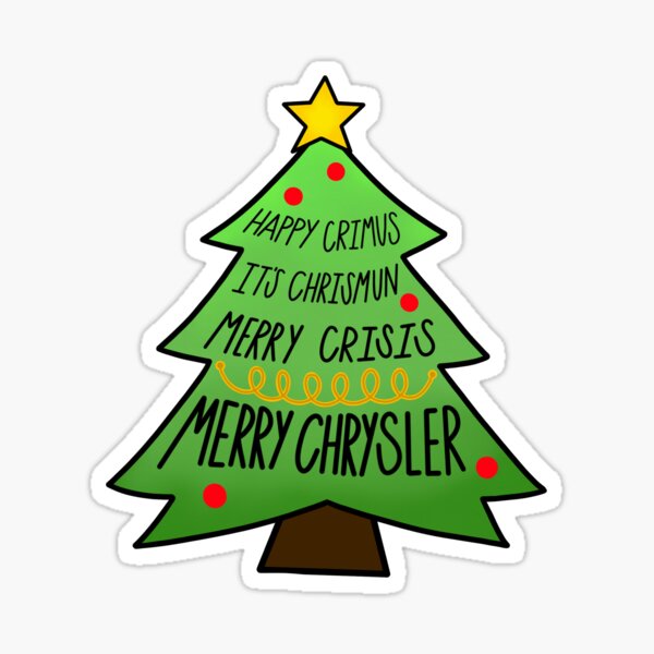 Merry chrysler Sticker