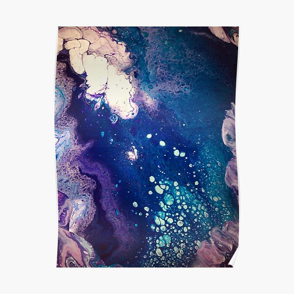 Acrylic Pour Poster