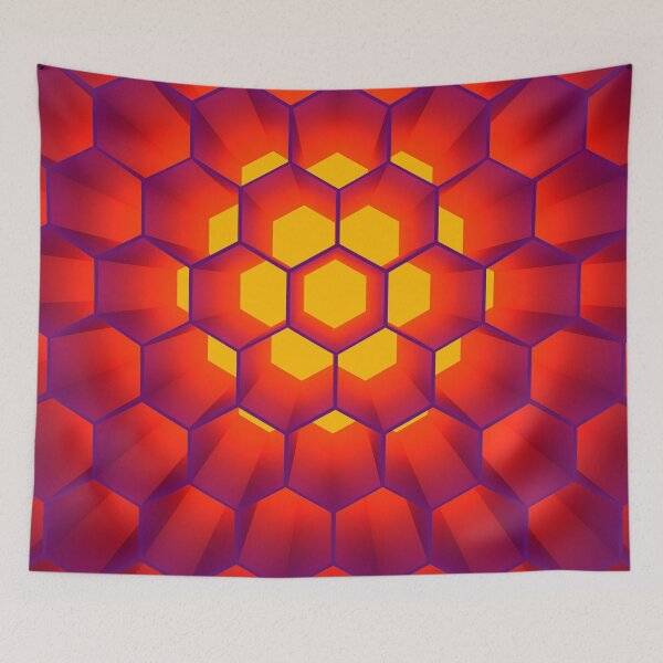 Item preview, Heart of a Reactor Hexagonal Pattern designed and sold by bradm50.