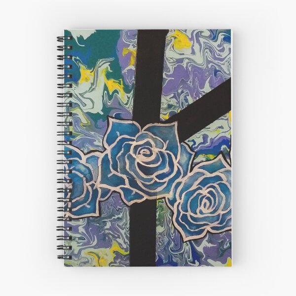 Item preview, Blue roses  designed and sold by kaysdraw.