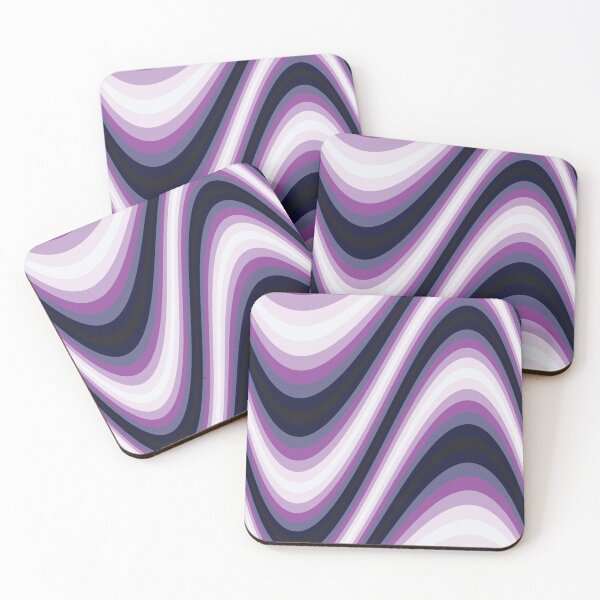 Item preview, Amethyst Palette Pattern Swirls designed and sold by SmirkingDesigns.